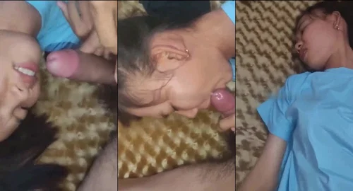 Xuất tinh ra miệng em rồi anh còn cố cho vào bướm chịch thêm nháy nữa