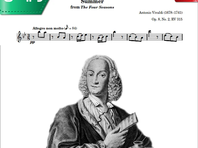 نت کلاسیک فلوت | A.Vivaldi - The Four Seasons - Summer