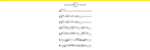 دانلود نت فلوت | F.Schubert - Swan Song Serenade (Ständchen)
