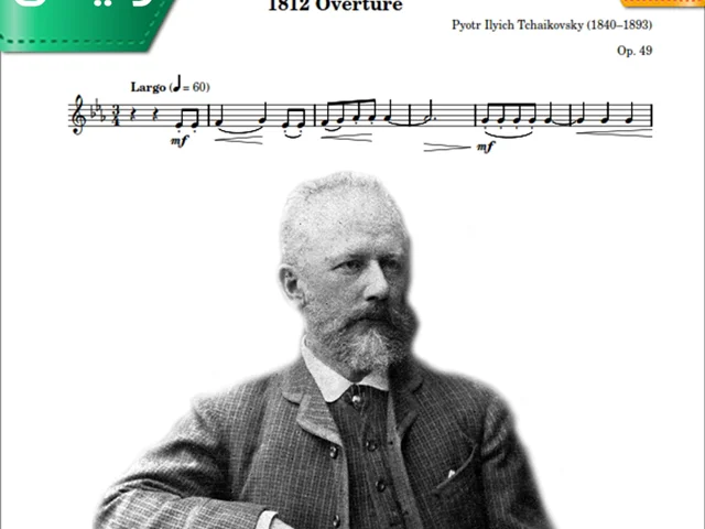 نت کلاسیک فلوت |  1812 P.I.Tchaikovsky - overture