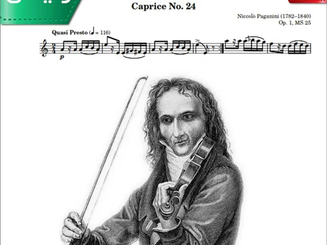 نت کلاسیک فلوت | Niccolò Paganini - Caprice No24
