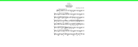 دانلود نت فلوت | Bridal Chorus از Richard Wagner