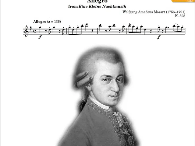 نت کلاسیک فلوت | W.A.Mozart - Eine Kleine Nachtmusik Allegro