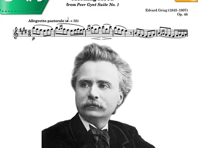 نت کلاسیک فلوت | E.Grieg - Morning Mood