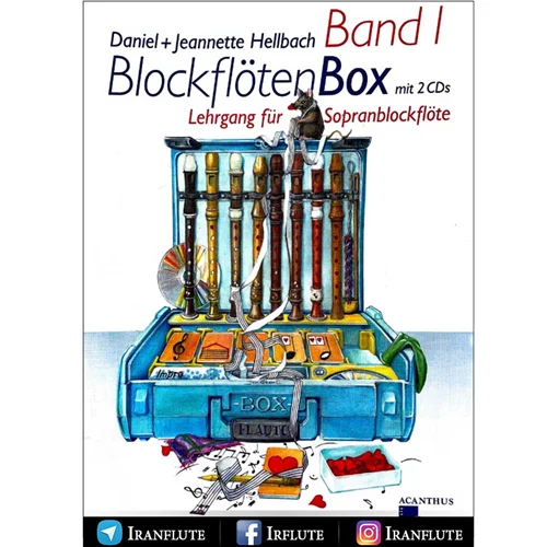 دانلود PDF کتاب نت فلوت ریکوردر | BlockflotenBox Band1