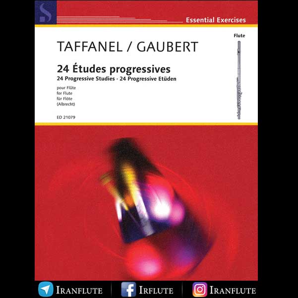 کتاب 24 تمرین فلوت | P.Taffanel